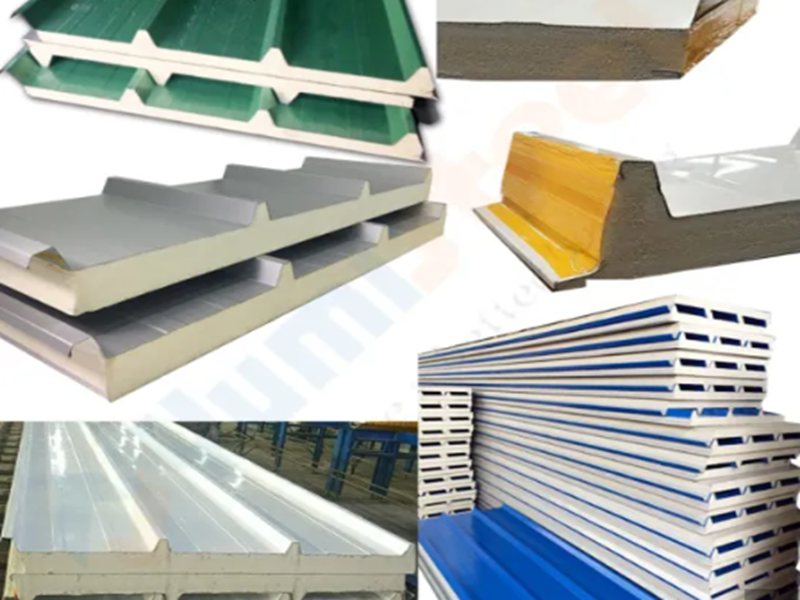 PU sandwich roof panels for structure PU sandwich roof panels for structure