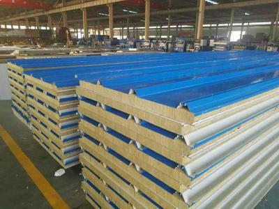 steel fireproof rockwool sandwich panel