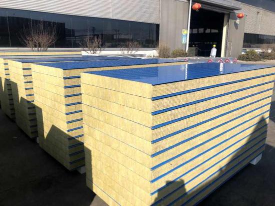 Expandable Insulation Rockwool Sandwich Panel Building Material