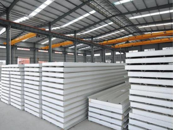 Eps roof panels for steel structure