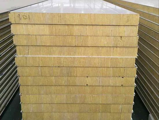 rockwool insulated sandwich panel for roof/wall